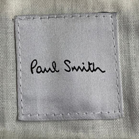 PAUL SMITH Size 38 Black Twill Wool Flat Front Dress Pants - Picture 3 of 5